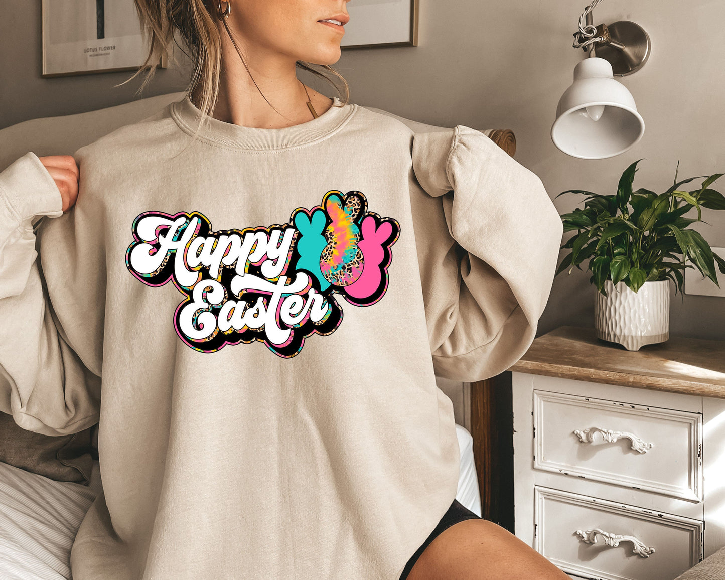 Happy Easter Sweatshirt, Easter Shirt, Easter Day, Easter Bunny Shirt, Easter gift Shirt, Easter cute Shirt, Easter Sweatshirt ,Easter