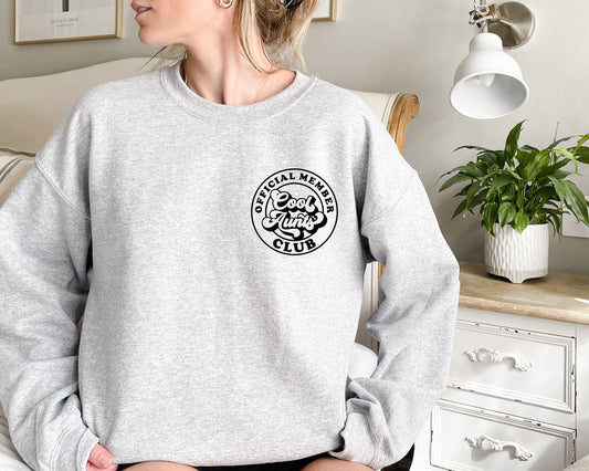 Cool Aunts Club Sweatshirt, Gift For Auntie, Cool Sister Sweat, Best Aunt Sweat, Cute Aunt Gifts, Cool Aunt Sweatshirt, Like A Mom Sweater