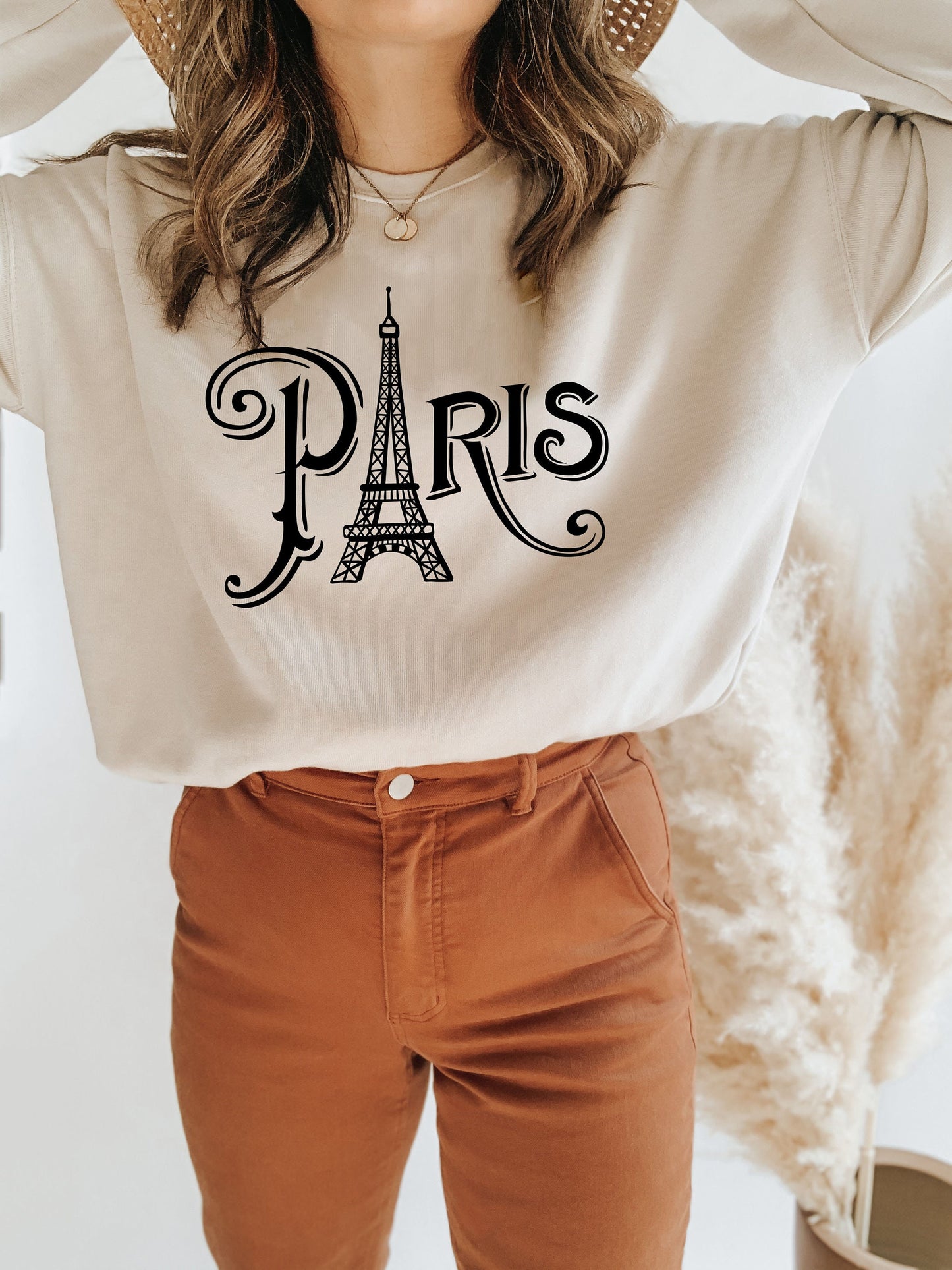 Paris France Sweatshirt, Eiffel Tower Sweatshirt,Collegiate Text,France Sweatshirt, Paris FR Crewneck Sweater, University State Inspired