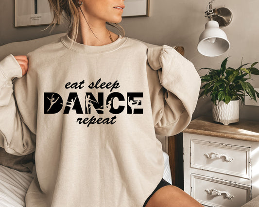 Eat Sleep Dance Sweatshirt,Dancer Shirt,Ballerina Shirt,Ballet Shirt,Dancer Gift,Dancing Shirt,Dance Life Shirt,Dance Coach Shirt,Dancer Tee