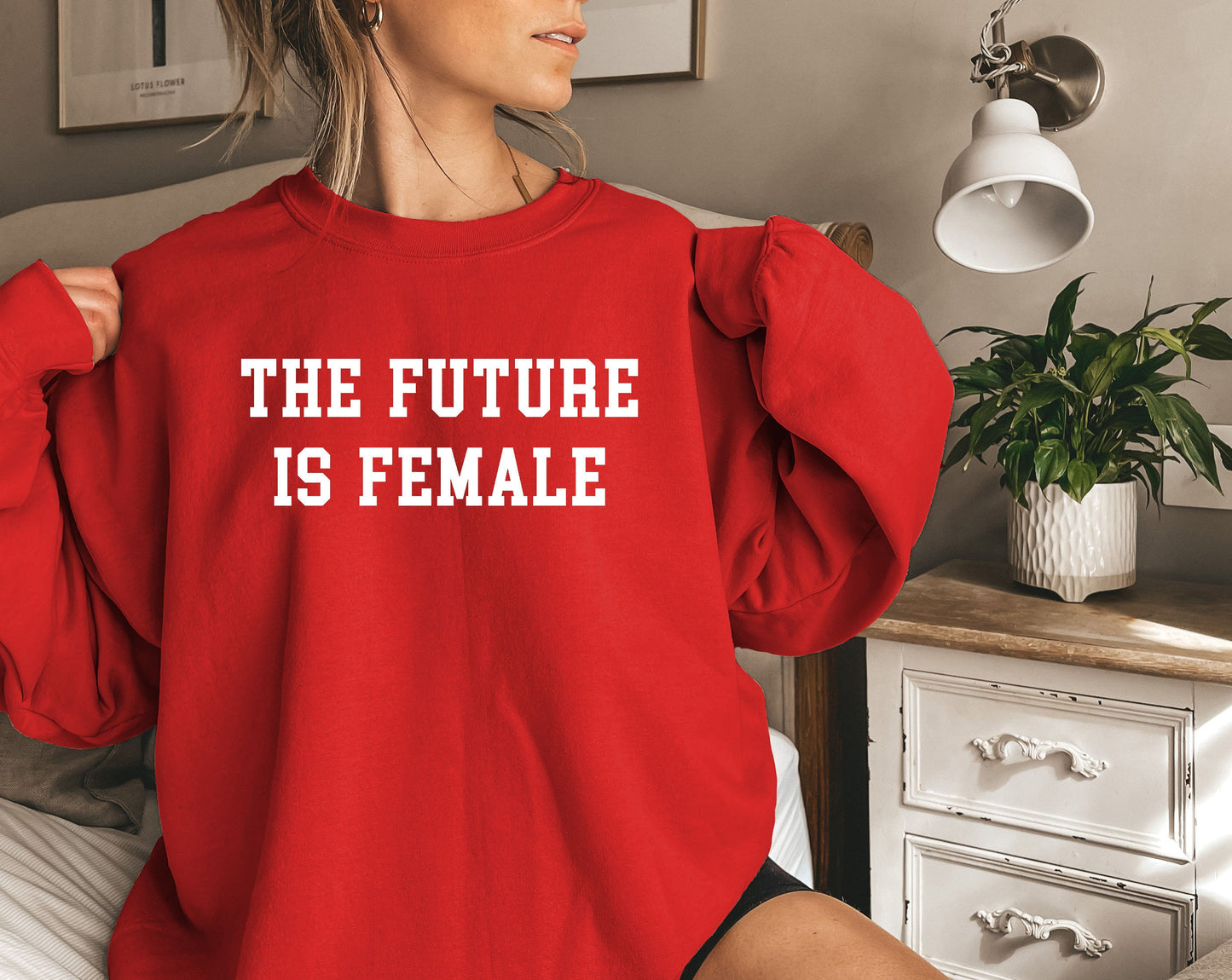 The Future Is Female Sweatshirt,Feminism Shirt,Liberal Unisex Ladies Tee,Motivational Shirt,Inspirational shirt,For Women,Gift IdeasFeminism