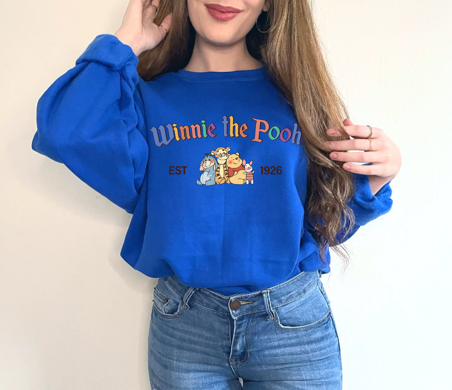 Winnie The Pooh EST 1926 Sweatshirt,Cute Pooh Bear And Friends Shirt,Retro Winnie The Pooh,Disney Pooh Bear Shirt,Walt Disney World Shirt