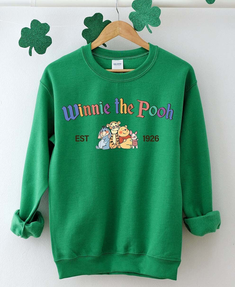 Winnie The Pooh EST 1926 Sweatshirt,Cute Pooh Bear And Friends Shirt,Retro Winnie The Pooh,Disney Pooh Bear Shirt,Walt Disney World Shirt