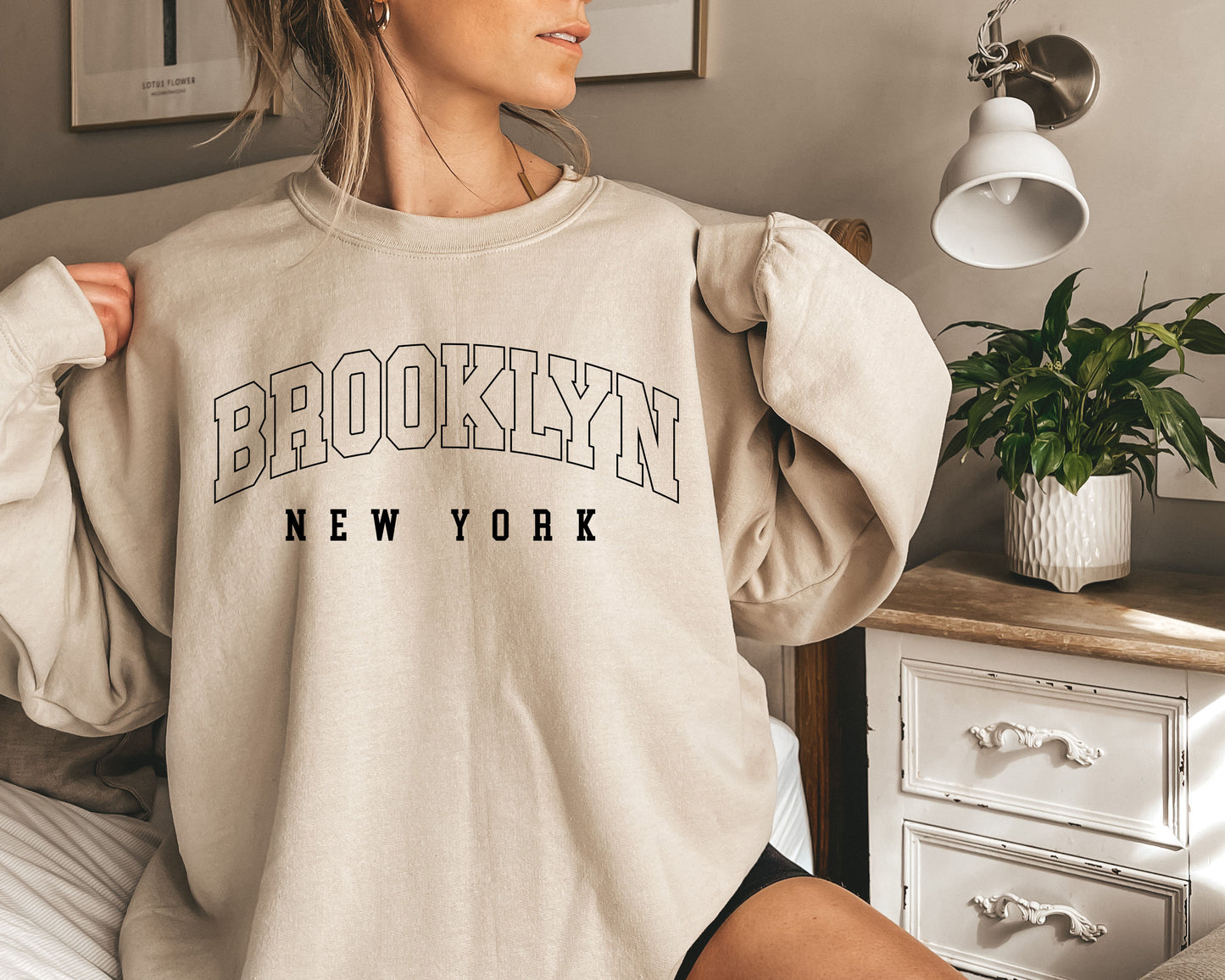 Brooklyn New York Sweatshirt, Trendy Preppy Sweatshirt, Aesthetic College Crewneck,Brooklyn NY Shirt,New York Sweatshirt ,  Brooklyn