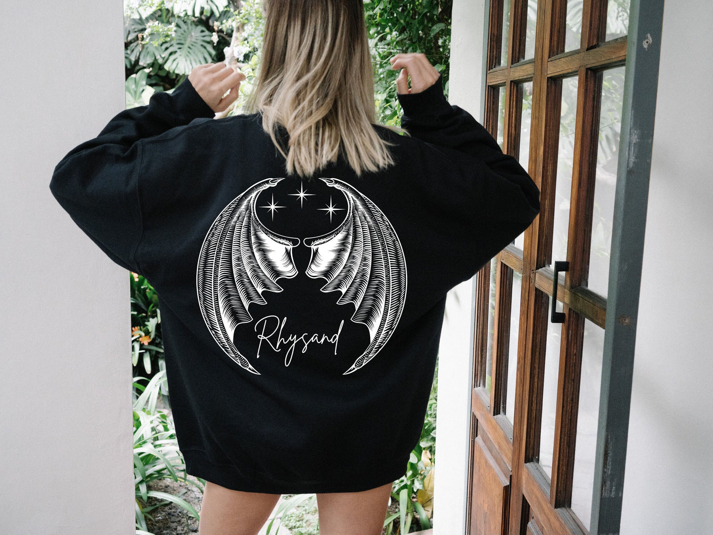 Rhysand ACOTAR Sweatshirt,Velaris,Back Design Sweatshirt,Velaris tshirt,Rhysand shirt,Feyre and Rhysand tshirt,Smut shirt,Illyrian Bat Boy