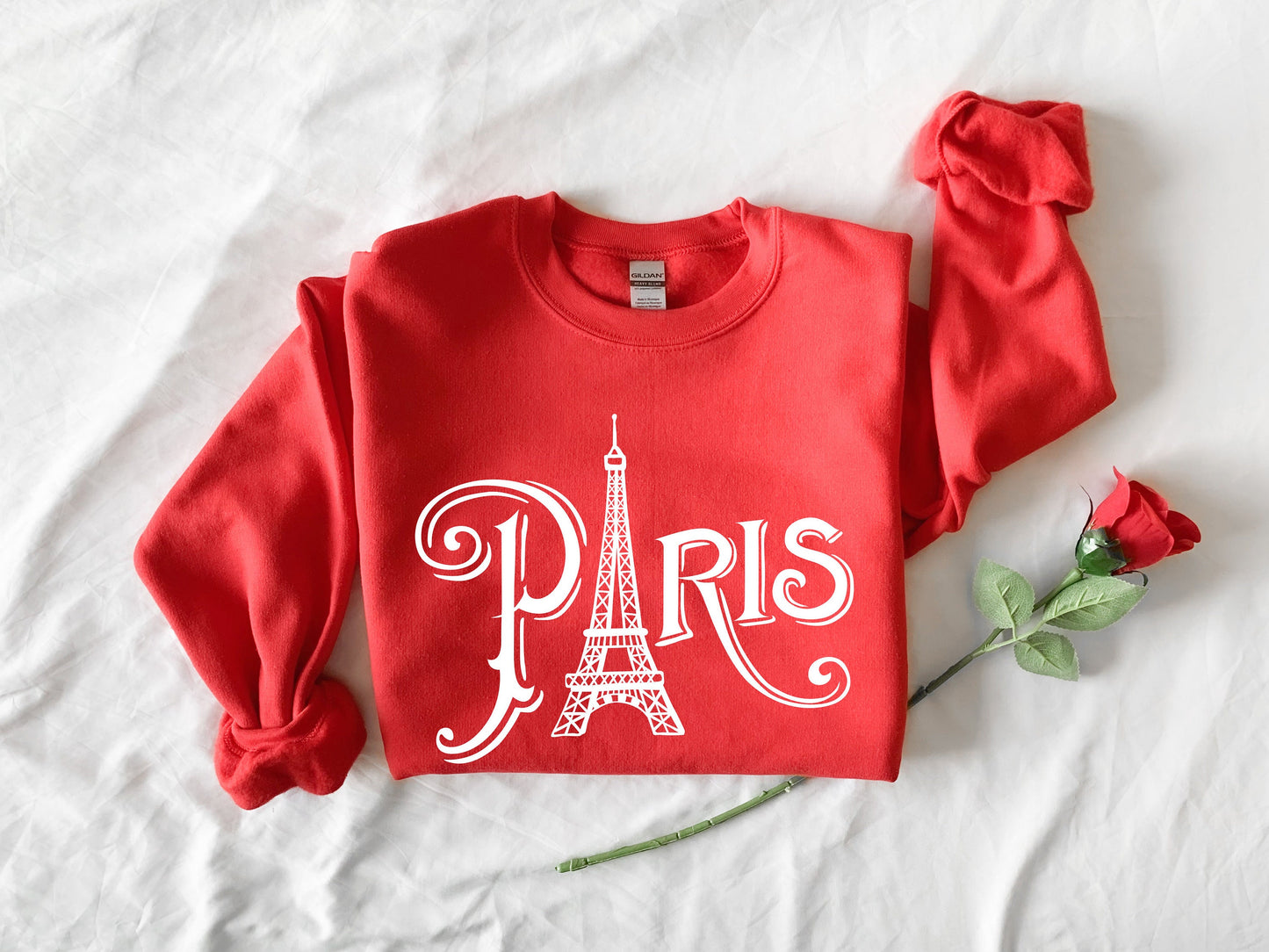 Paris France Sweatshirt, Eiffel Tower Sweatshirt,Collegiate Text,France Sweatshirt, Paris FR Crewneck Sweater, University State Inspired