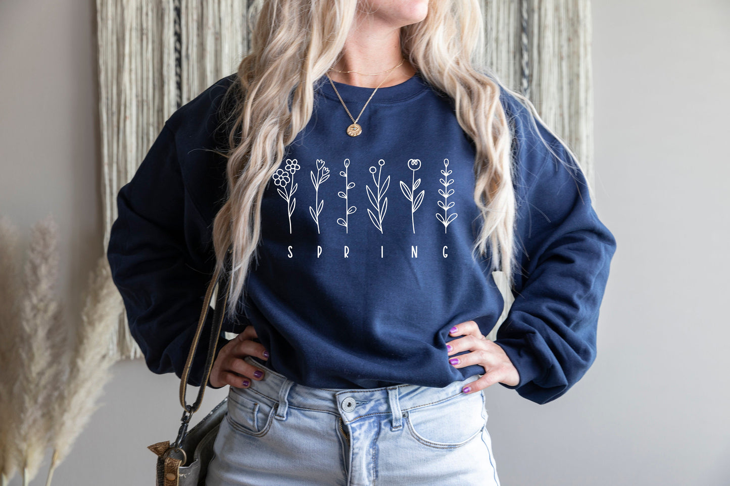 Spring Flowers Sweatshirt,Spring Flowers Shirt,Easter Gift, Floral Shirt,Spring Lover Gift, Cute Spring Sweater, Spring Season Sweatshirt