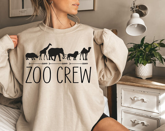 Zoo Crew Sweatshirt,Animal Keeper,Wild Life Shirt,School Zoo Crew Shirt,Animal Lover Shirt,Wild Life Shirt ,Cool Family Shirts, Zoo Trip Tee