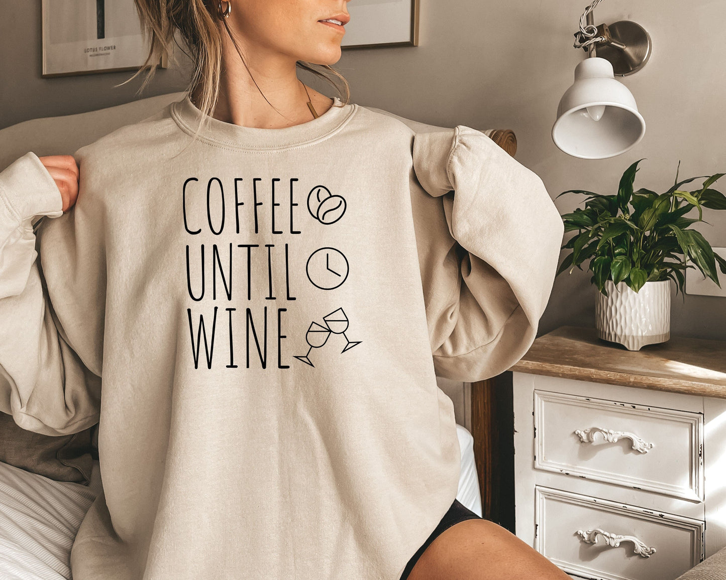 Coffee Until Wine Sweatshirt,Coffee Until Wine Shirt,Coffee Wine Shirt, Wine Drinkers Shirt, Coffee Wine Gift Coffee