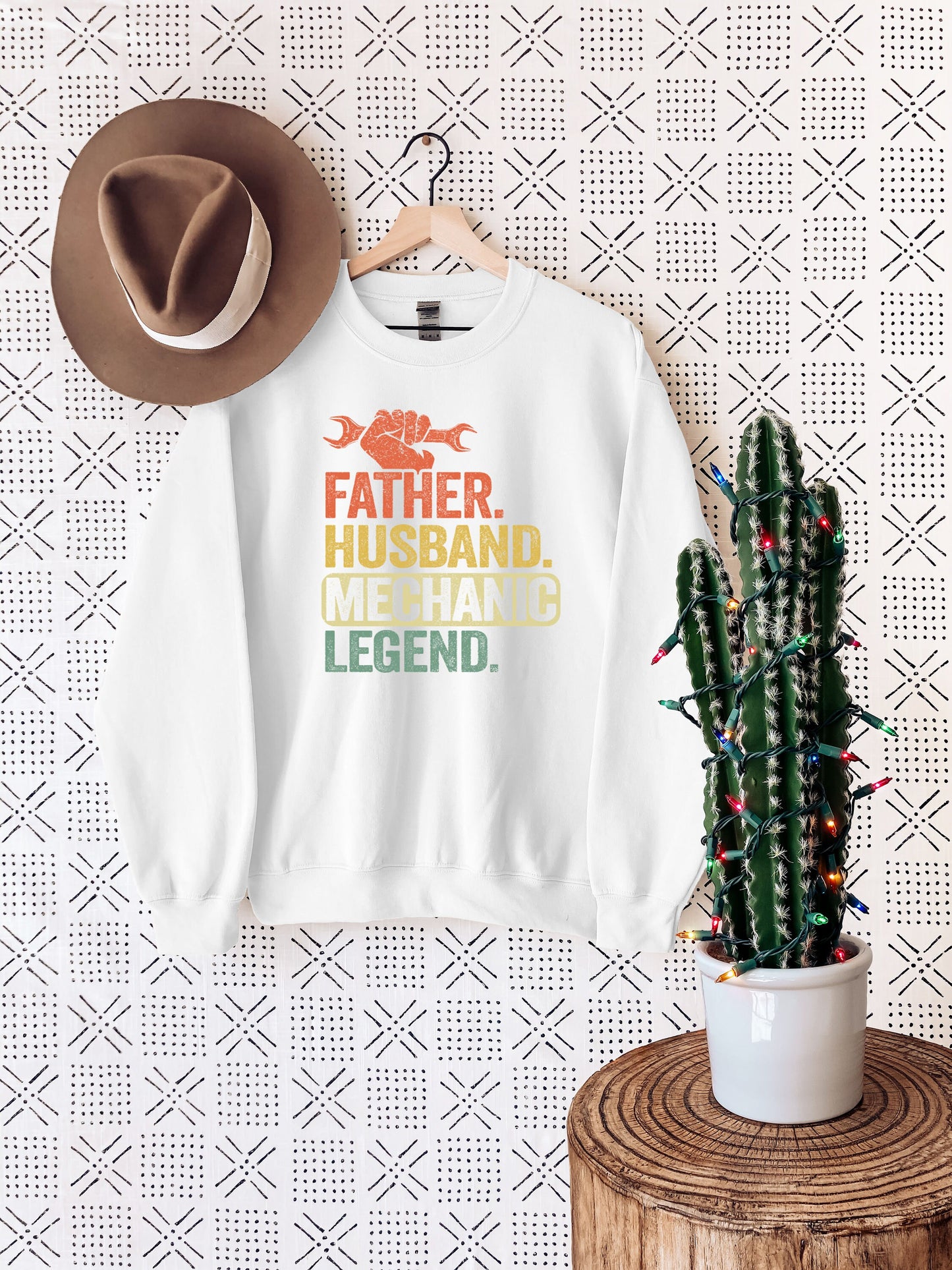 Father Husband Mechanic Legend Sweatshirt,Fathers Day Mechanic Gift,Mechanic Dad Husband Shirt,Mechanic Gift for Men,Mechanic Mens Tee