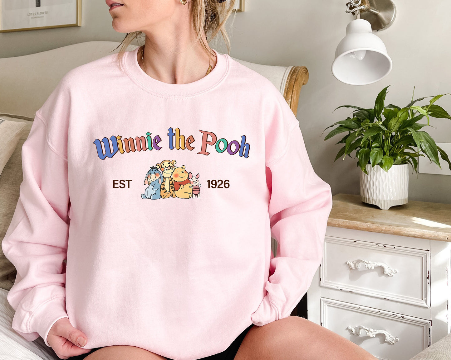 Winnie The Pooh EST 1926 Sweatshirt,Cute Pooh Bear And Friends Shirt,Retro Winnie The Pooh,Disney Pooh Bear Shirt,Walt Disney World Shirt