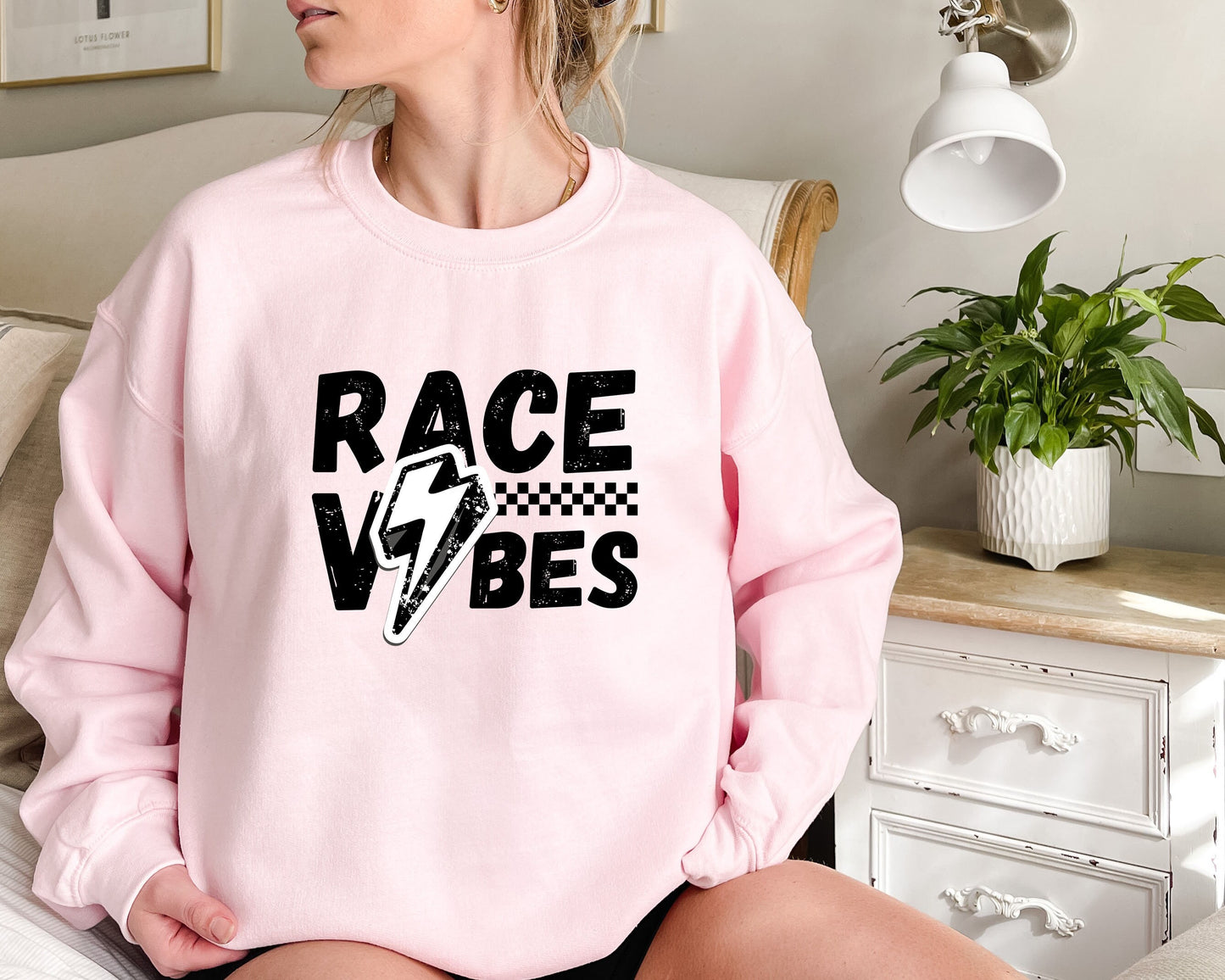 Race Vibes Sweatshirt,Race Day Tee, Race Day Vibes Shirt, Race Season, Racing Gifts for Her, Gifts for Mom