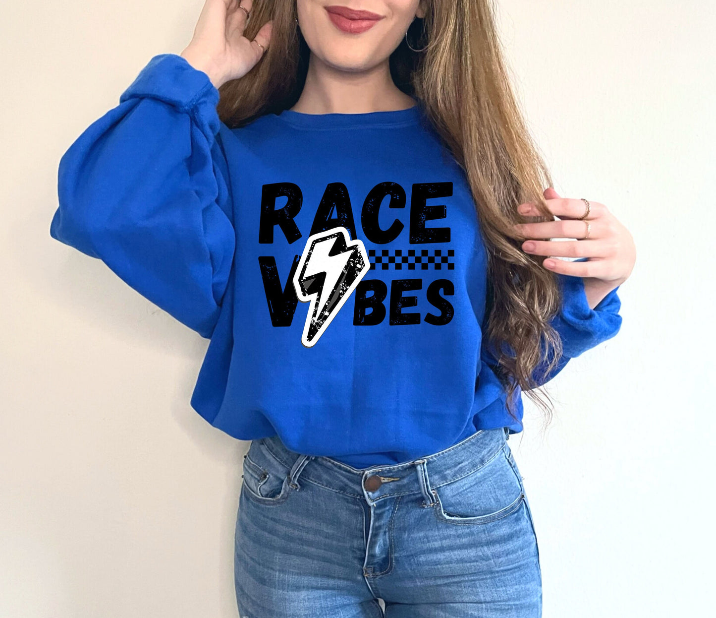 Race Vibes Sweatshirt,Race Day Tee, Race Day Vibes Shirt, Race Season, Racing Gifts for Her, Gifts for Mom