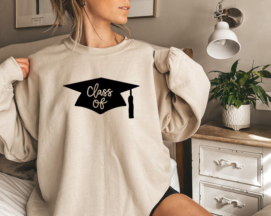 Class Of Graduation Cap Sweatshirt,Graduation sweatshirt,School sweatshirt,Graduate shirt,Senior shirt,Senior Sweatshirt