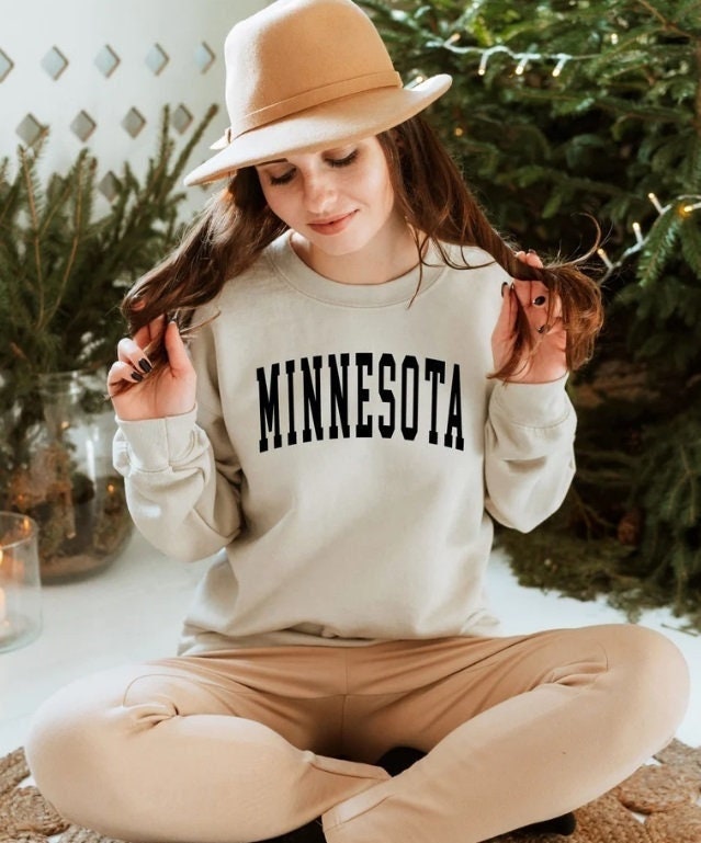 Minnesota Sweatshirt | State Sweatshirt | Minnesota Crewneck | Unisex Sweatshirt | Minnesota Shirt | College Sweatshirts | College Gifts