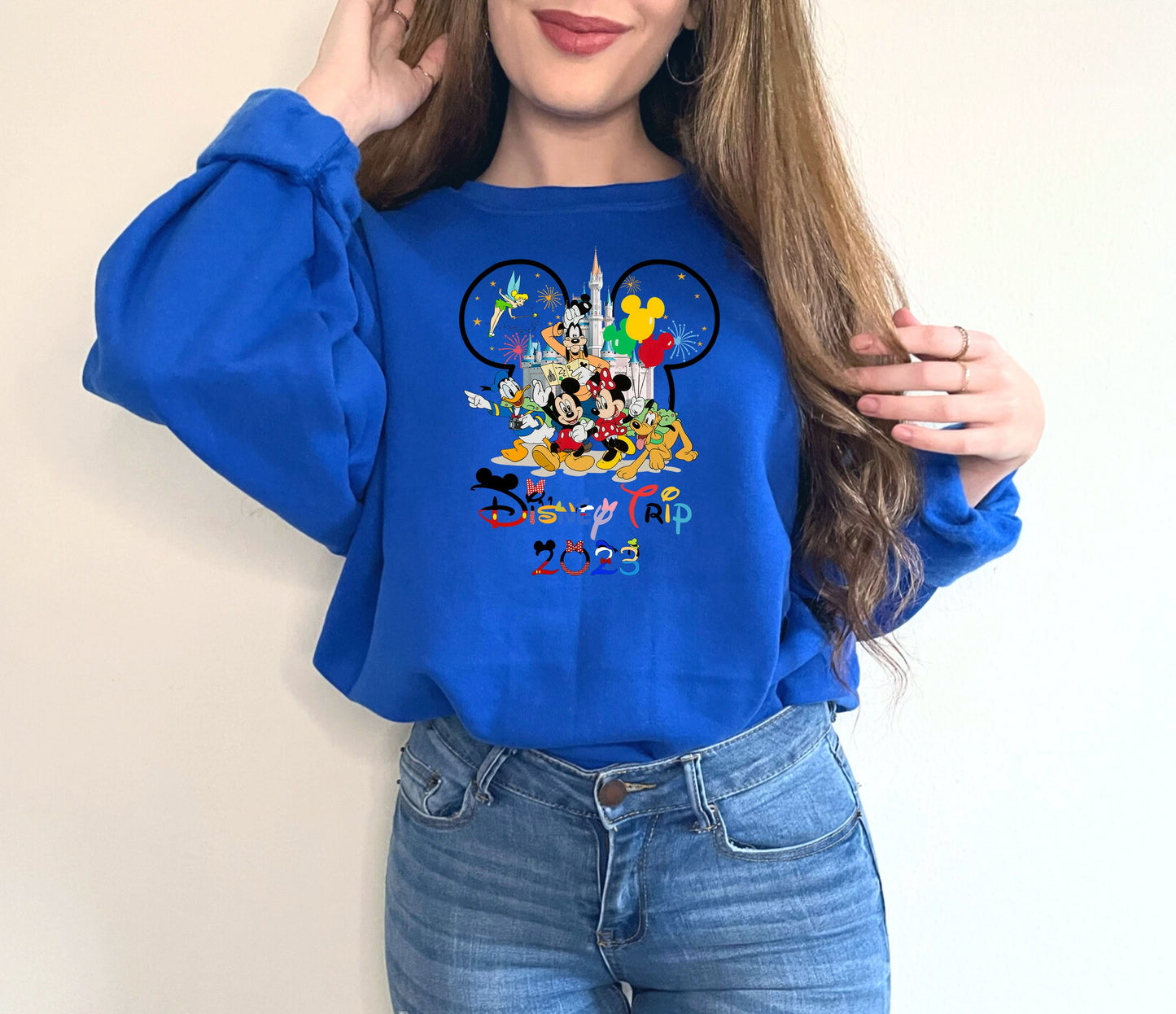 Disney Trip 2023 Sweatshirt, Disney Mickey Minnie Shirt, Disneyworld Shirt 2023, Vintage Disneyland Shirt, Disney Vacation Tee