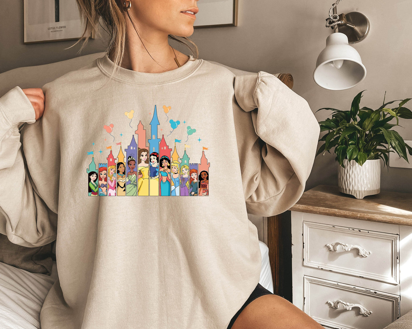 Princess Castle Sweatshirt, Disney Vacation Shirt,Disney Castle, Princess Gift, Disney Girl Trip, Princess Shirt, Princess Castle