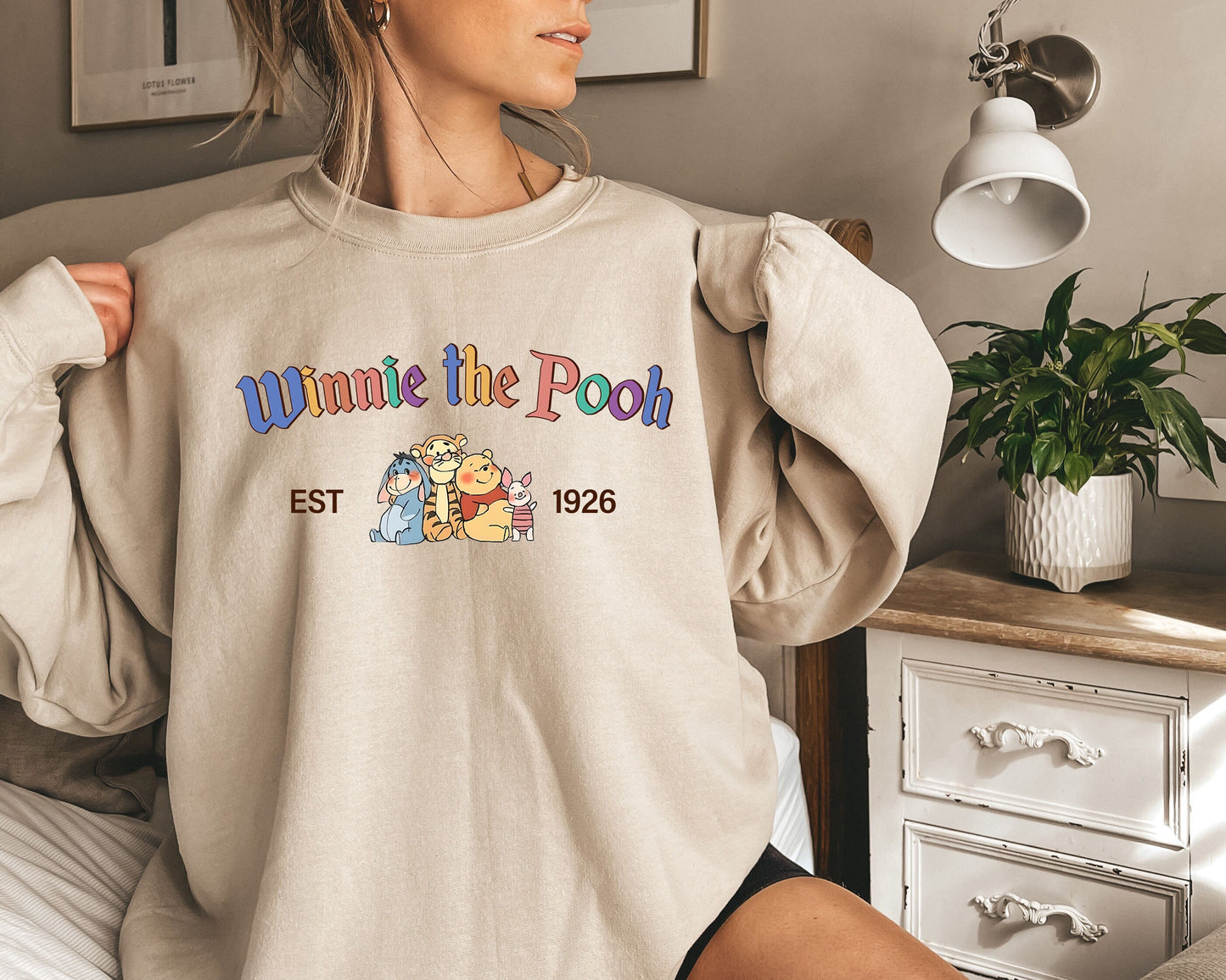 Winnie The Pooh EST 1926 Sweatshirt,Cute Pooh Bear And Friends Shirt,Retro Winnie The Pooh,Disney Pooh Bear Shirt,Walt Disney World Shirt