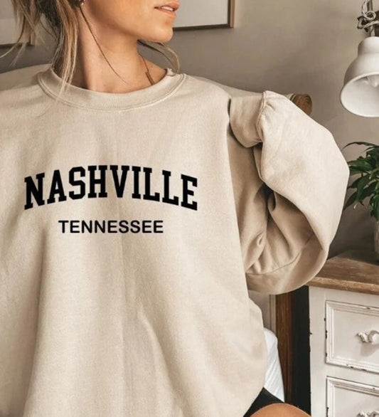 Nashville Tennessee Sweatshirt, Tennesse Shirt,Nashville Tennessee Sweatshirt, Nashville Tennessee Sweatshirt, Nashville Tennessee Gift