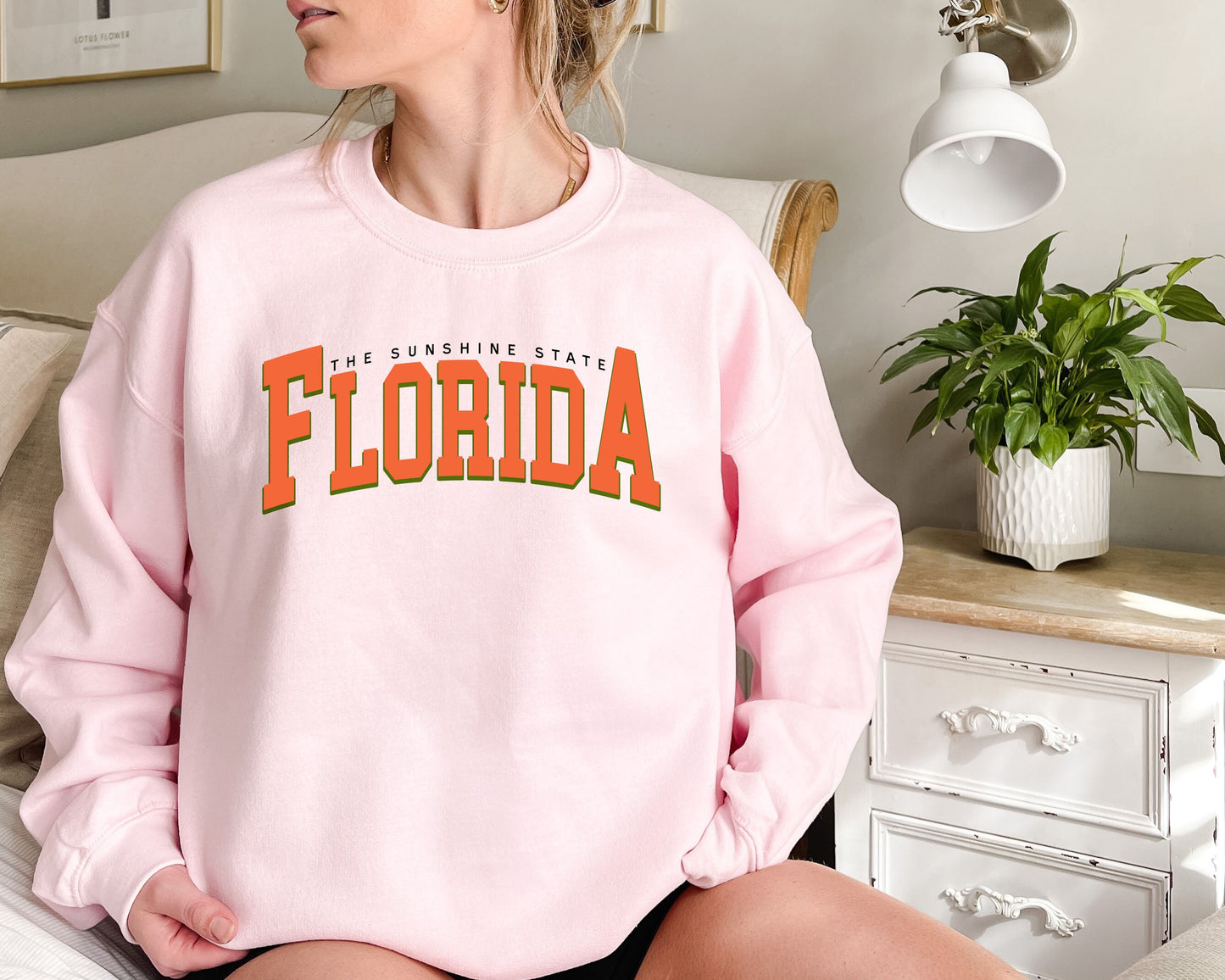 Florida Sweatshirt,The Sunshine State Florida,Florida Gifts,Home State Tee,Florida Travel Shirt,Florida Vacation Gift,Summer Tee,Summer Tee