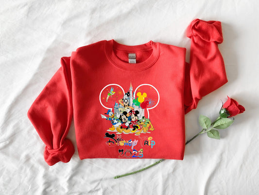 Disney Trip 2023 Sweatshirt, Mickey, Disney Sweater, Disneyland Shirt, Disney World, Disney Crewneck, Mickey Mouse, Minnie Mouse,