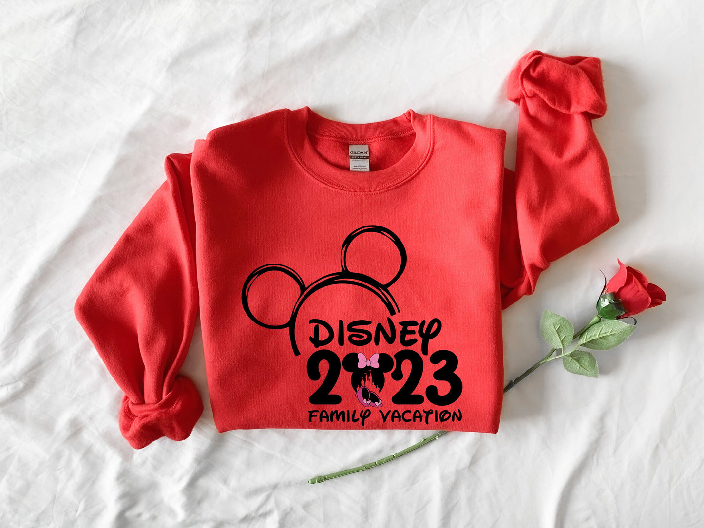 Disney 2023 Minnie Family Sweatshirt, Disney Trip 2023 Shirt, 2023 First Disney Trip,  Disney Family Shirt,Magic Kingdom Sweatshirt