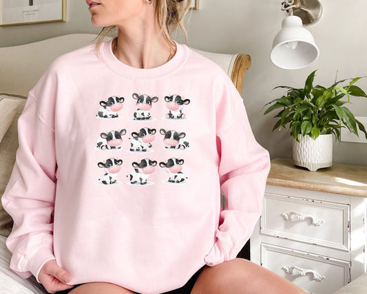 Cute Cow Sweatshirt, Gift For Farmers, Western Lover Sweatshirt, Cowboy Sweater, Cute Cowgirl Hoodie, Highland Cow Hoodie, Funny Cow tshirt