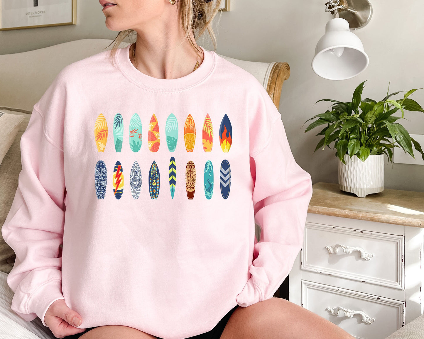 Surfing Sweatshirt,Surfing Tshirt,Summer Sweatshirt,Gift For Surfer,Surfing Lover Shirt,Retro Surfing Shirt,Beach Shirt,Surfing Board shirt