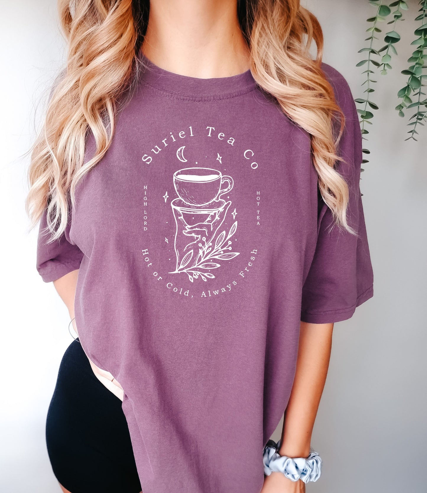 Comfort Colors Suriel Tea Co t-shirt, The Night Court Shirt, A Court of Thorns and Roses Court of Dreams tee,Feyre and Rhysand Shirt