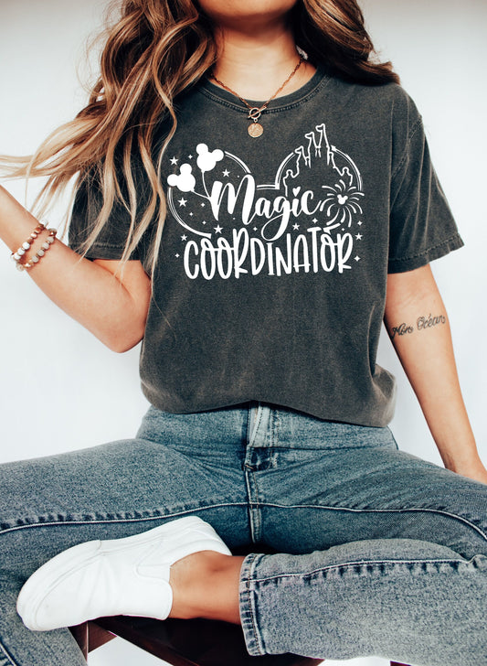 Comfort Colors Magic CoordinatorTshirt,Disney shirt,Disney Family Shirt,Disneyland Trip Shirt,Disneyworld Tee,Disney Magic Gift,Disney Group