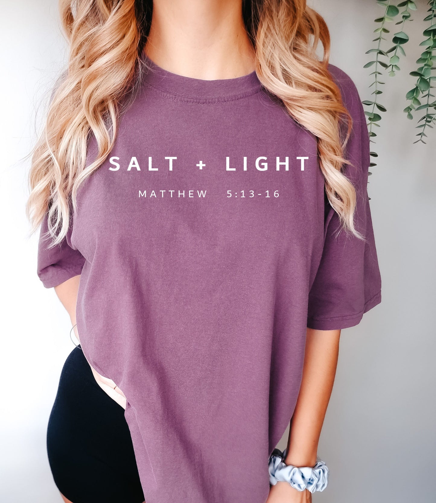 Comfort Colors Salt + Light Matthew 5:13 Shirt,Bible Verse Shirt,Christian Shirt,Christian Apparel,Salt and Light,Christian sweat,Be Salty,