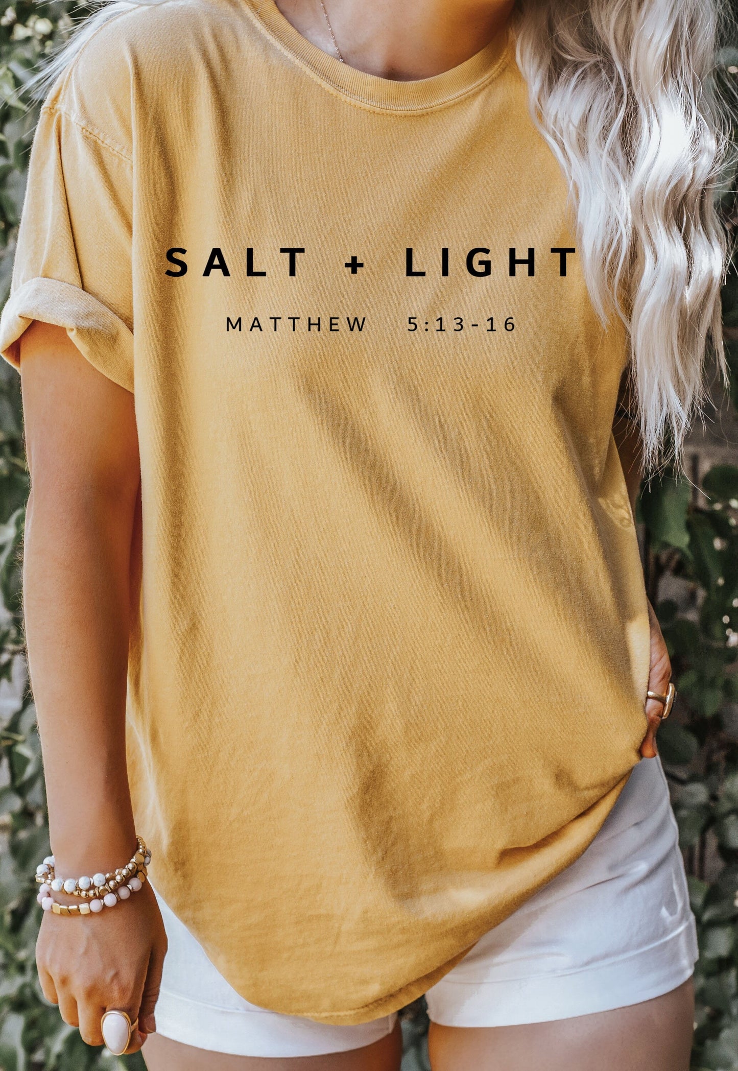 Comfort Colors Salt + Light Matthew 5:13 Shirt,Bible Verse Shirt,Christian Shirt,Christian Apparel,Salt and Light,Christian sweat,Be Salty,