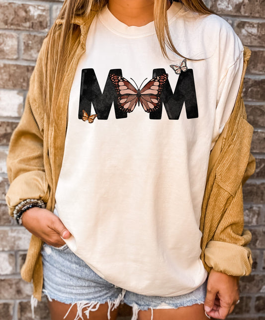 Comfort Colors Mom Butterfly Tshirt,Happy Mother’s Day,Mom Shirt,Mom Life Tshirt , Mother’s Day Shirt,Mom Butterfly Shirt