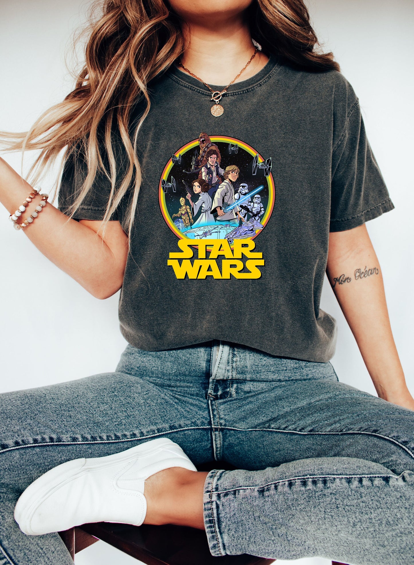 Comfort Colors Star Wars Shirt,Star Wars Disney Shirt,Star Wars Tshirt,Disney Man Shirt, Darth Vader,Star Wars Planets Simple Shirt