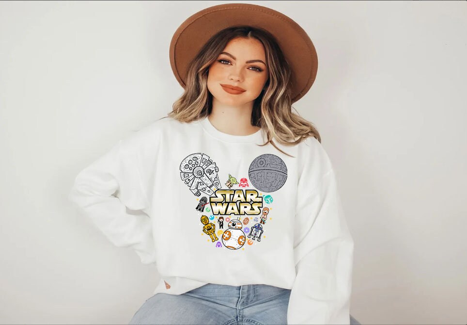 Star Wars Mickey Mouse Sweatshirt,Mickey Disney Shirt,Star Wars Mickey,Disney Trooper Galaxy Tee Mickey Mouse Shirt, Star Wars Mickey Tshirt