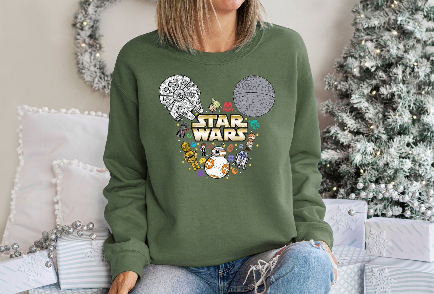 Star Wars Mickey Mouse Sweatshirt,Mickey Disney Shirt,Star Wars Mickey,Disney Trooper Galaxy Tee Mickey Mouse Shirt, Star Wars Mickey Tshirt