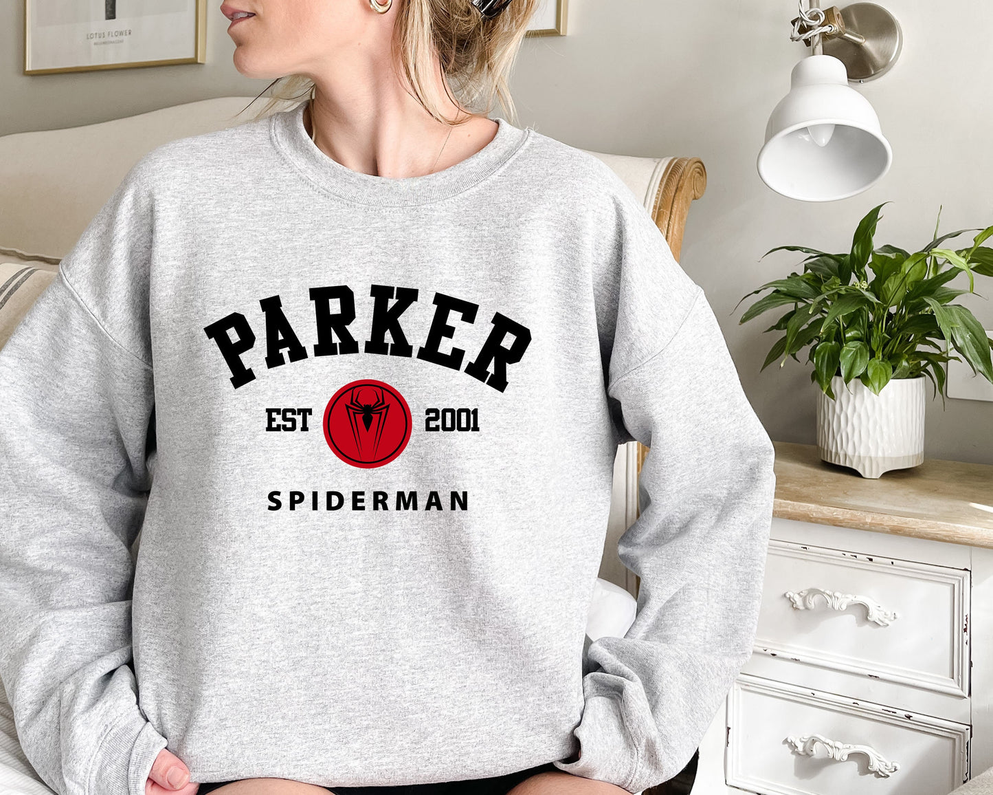 Parker Est 2001 Sweatshirt, Spider ma Sweatshirt, Avengers Team Sweatshirt, Marvel Sweatshirt, Superhero Sweatshirt, parker, barnes, peter p