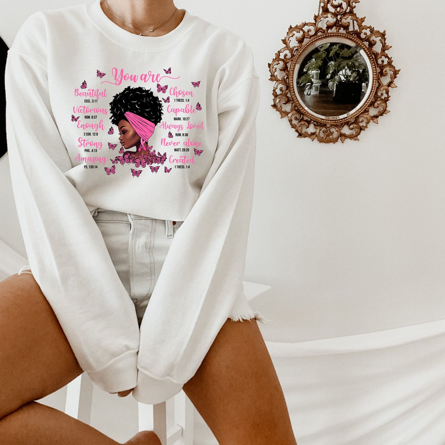 Black Women Sweatshirt, Black History Month Sweatshirt,Melanin Girl,Black Queen,Afro American Girl,You Are Beautiful,Juneteenth Gift,