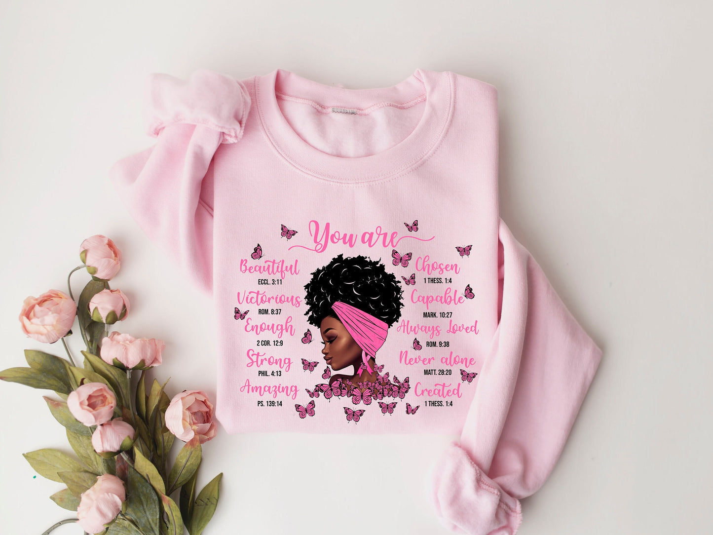 Black Women Sweatshirt, Black History Month Sweatshirt,Melanin Girl,Black Queen,Afro American Girl,You Are Beautiful,Juneteenth Gift,