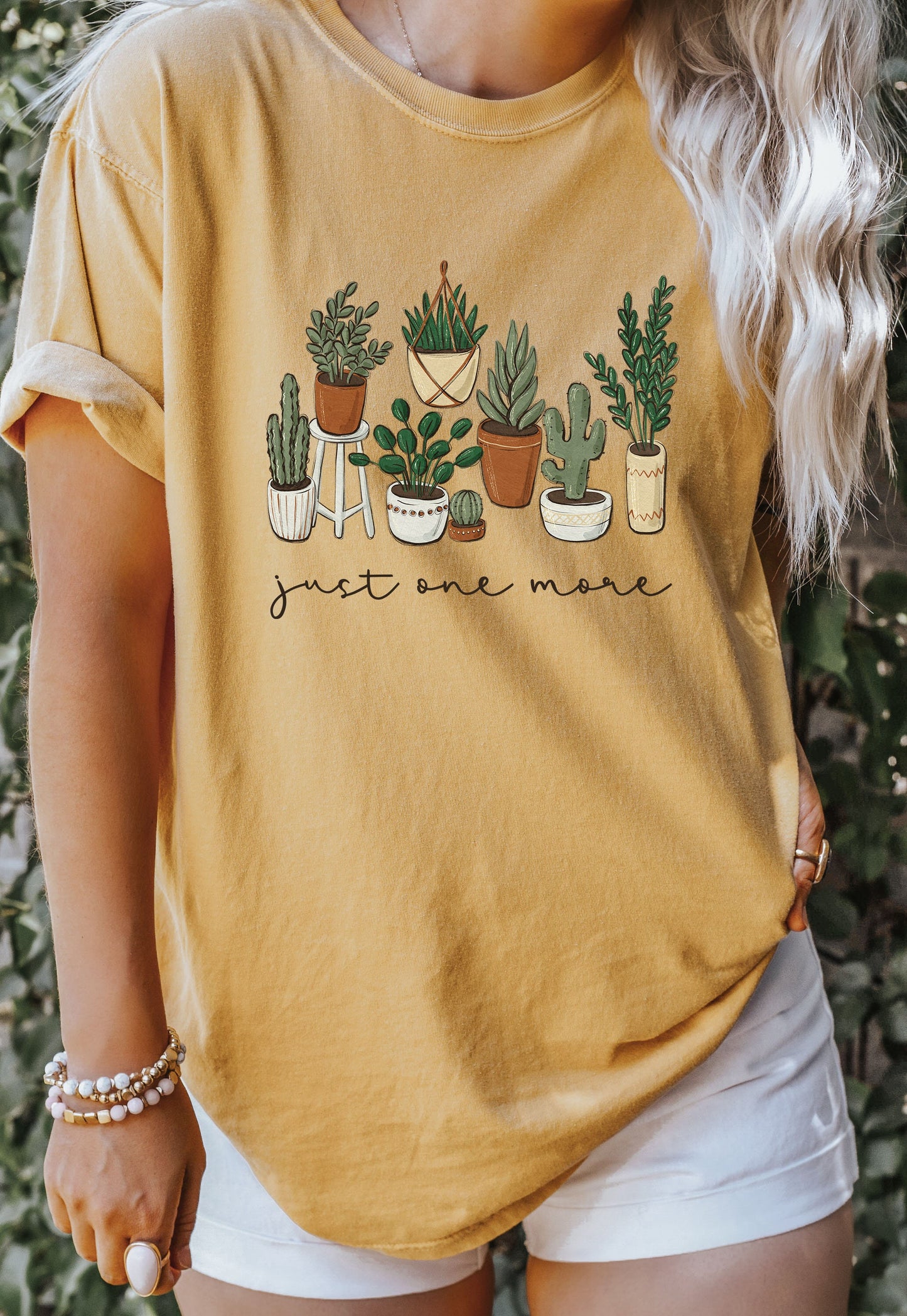 Comfort Colors Just One More Plant Shirt,Cactus Shirt,Cactus Sweatshirt,Succulent Sweatshirt,Cactus Lover Shirt,Gardener Shirt,Garden Lover,