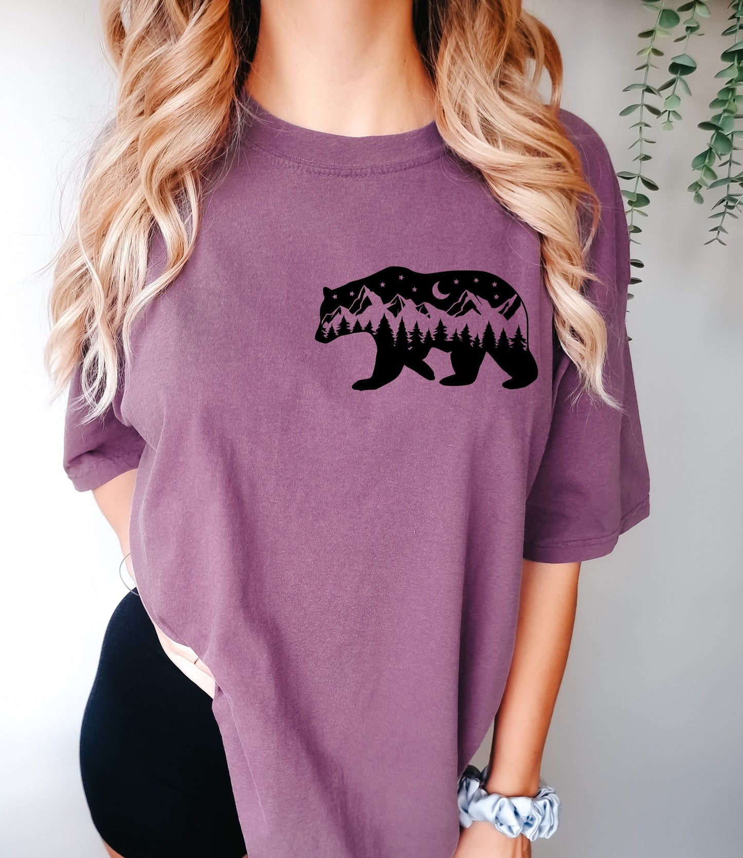 Comfort Colors Pocket Mountain Bear Shirt,Bear Shirt,Camping Shirt,Wilderness Travel,Nature Lover Shirt,Bear Hiking Shirt,Wanderlust