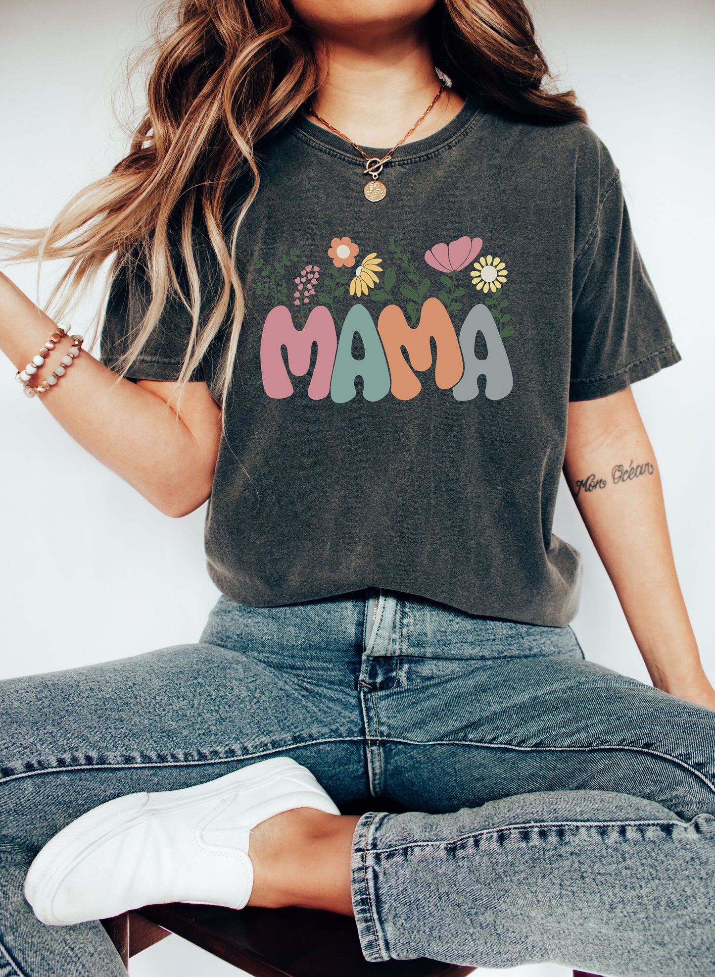 Comfort Colors Mama Flowers Shirt, Plant Mom Shirt, Floral Mama Shirt, Raising Wildflower Tee, Wildflower Shirt, Mom Gift, Mother's Day