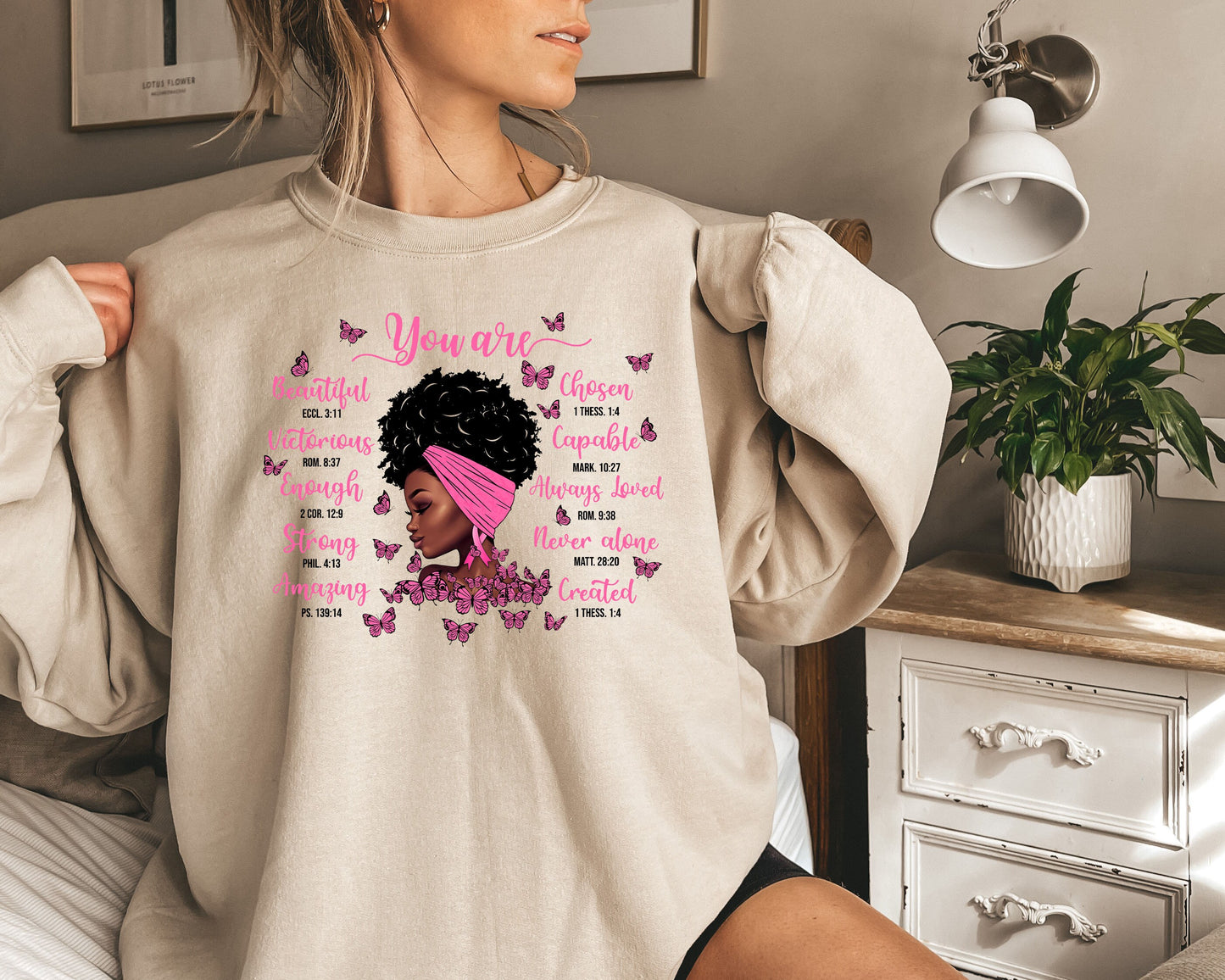 Black Women Sweatshirt, Black History Month Sweatshirt,Melanin Girl,Black Queen,Afro American Girl,You Are Beautiful,Juneteenth Gift,