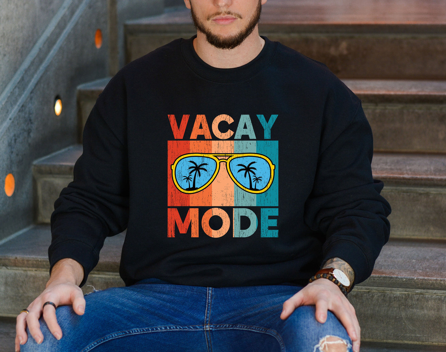 Vacay Mode Sweatshirt,Vacation Shirt,Family Vacation Shirt, Vacay Mode, Camping Shirt, Travel Shirt, Adventure Shirt,Traveler Gift