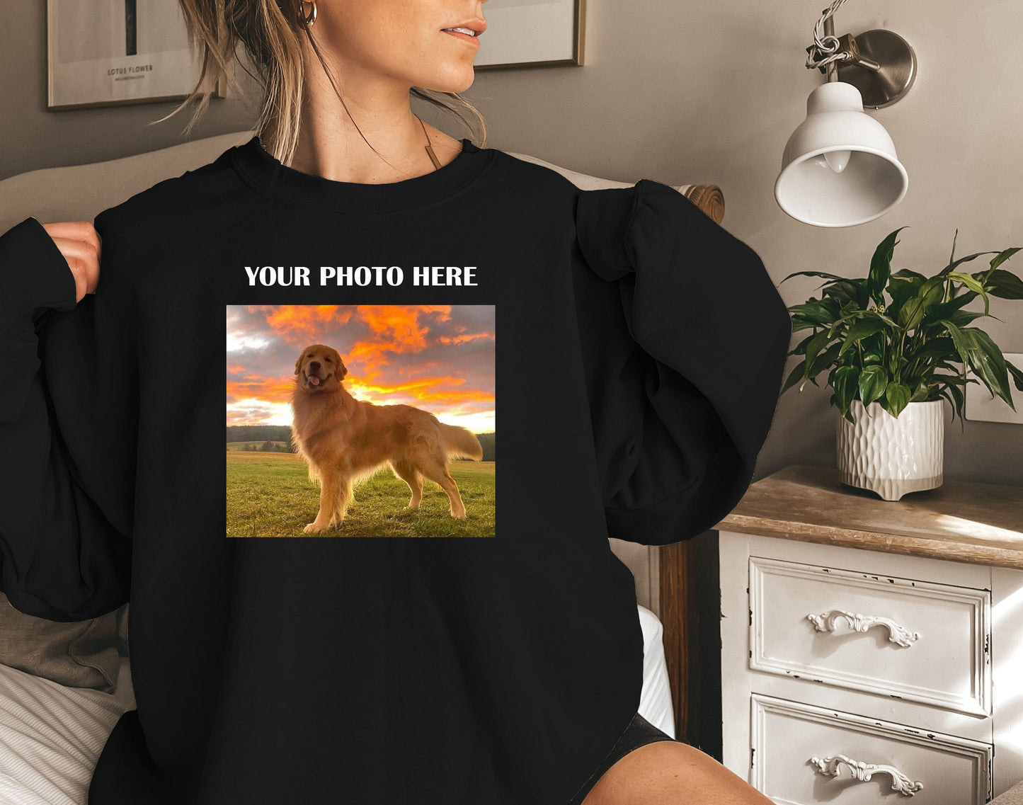 Custom Photo Sweatshirt,Family Picture Sweatshirt,Birthday Photo Shirt, LGBT photo sweatshirt, Your Photo Here, Logo Shirt, Pet Logo Shirt