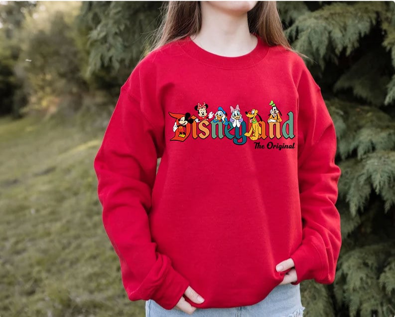 Disneyland The Original Sweatshirt, Mickey Disneyland Shirt,Mickey and Friends Shirt,Disneyland Shirt,Disney Shirt for Women Men