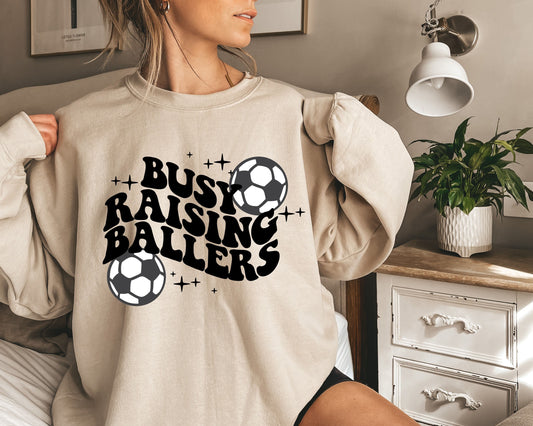 Busy Raising Ballers Sweatshirt,busy raising ballers Shirt,baseball mama Shirt,trendy baseball Shirt,Game Day Shirt Raising Ballers Shirt