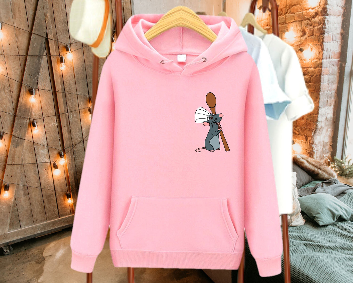 Pocket Disney Ratatouille Hoodie,Remy Shirt,Little Chef Shirt,Mouse Chef Shirt,Ratatouille Shirt,Anyone Can Cook,Food and Wine Sweatshirt