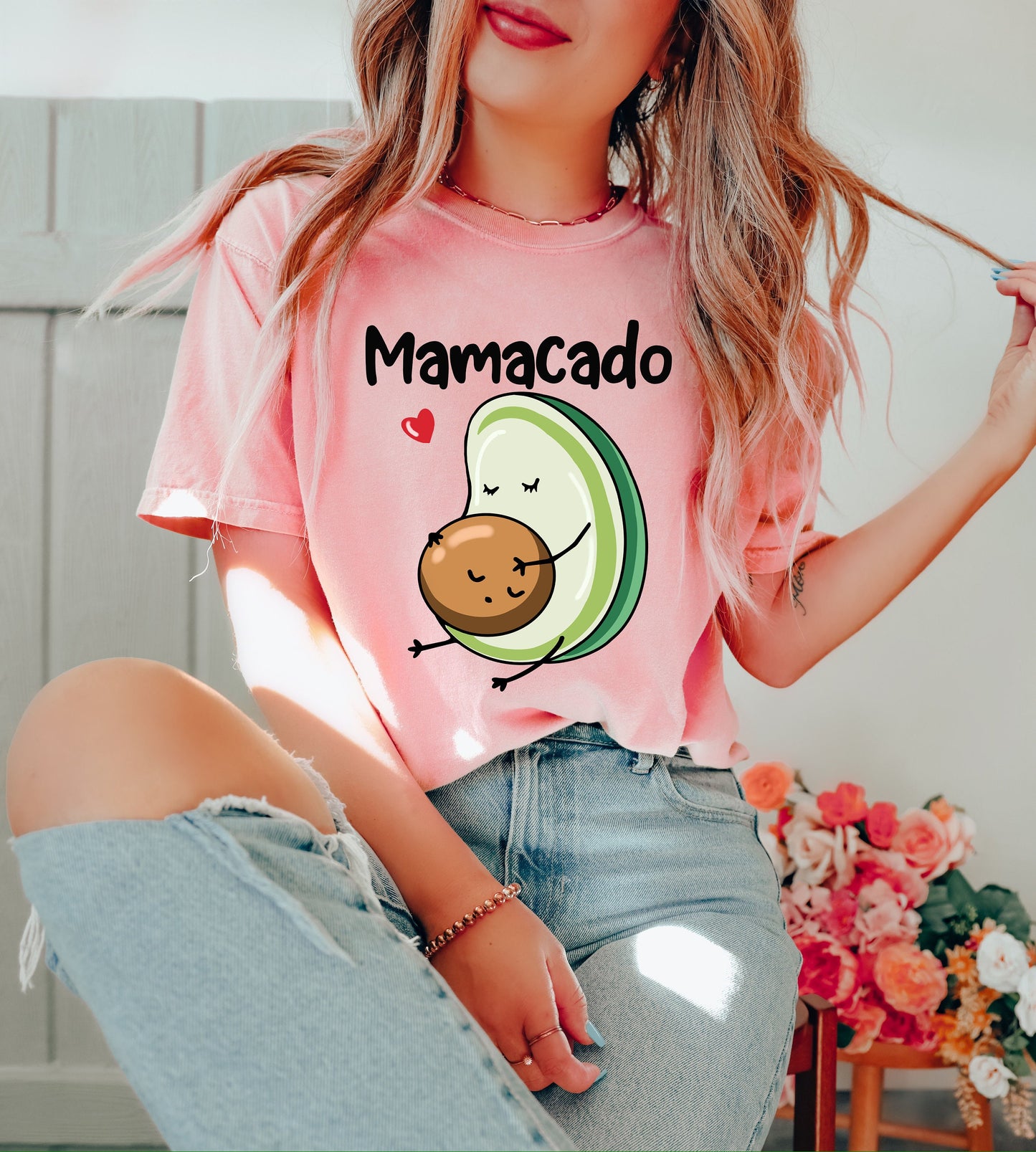 Comfort Colors Pregnancy Shirt,Pregnancy Reveal To Husband,Pregnancy Announcement T,Avocado Pregnant Shirt,Mamacado Pregnant tee Mamacado