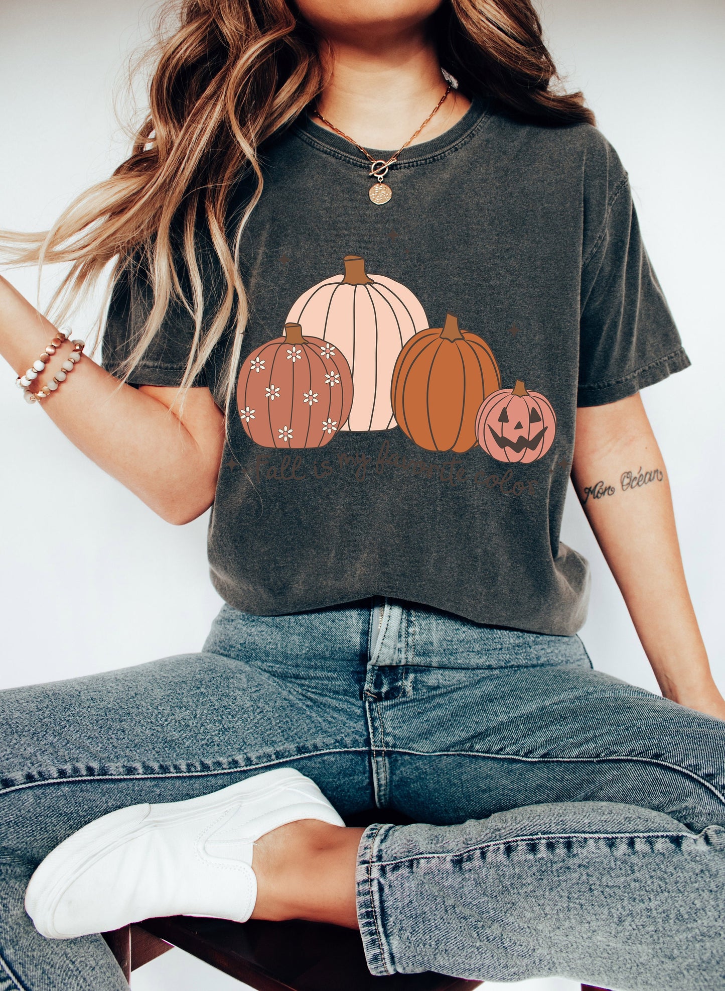 Comfort Colors Fall is My Favorite Color Shirt, Pumpkin Fall Tee, Cozy Fall Shirt, Family Thanksgiving Shirt,Autumn Gifts, Pumpkin Crewneck